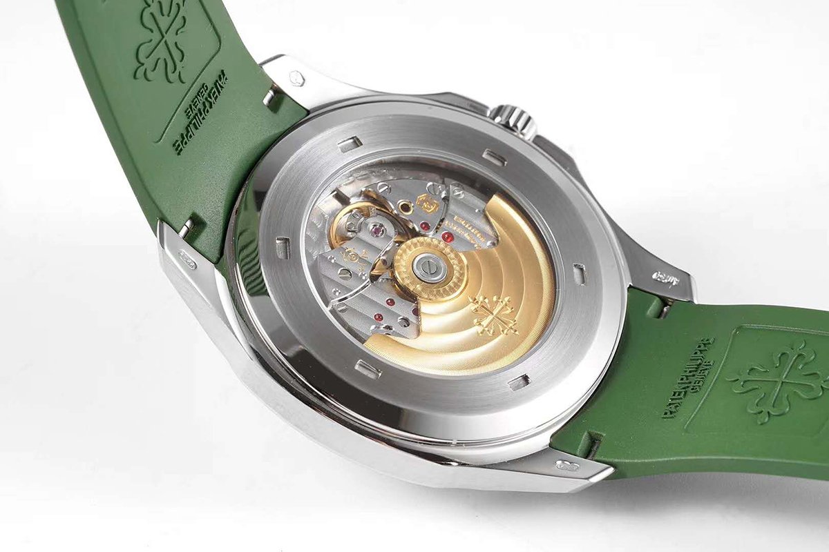 Aquanaut 5168G-010 Green Dial in White Gold