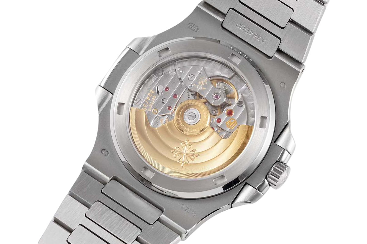 Nautilus Jumbo 5711/1A-011 White Dial with D1am0nd Bezel