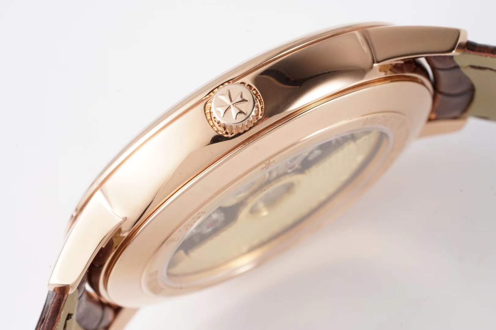 Patrimony White Dial in Pink Gold Ref: 85180