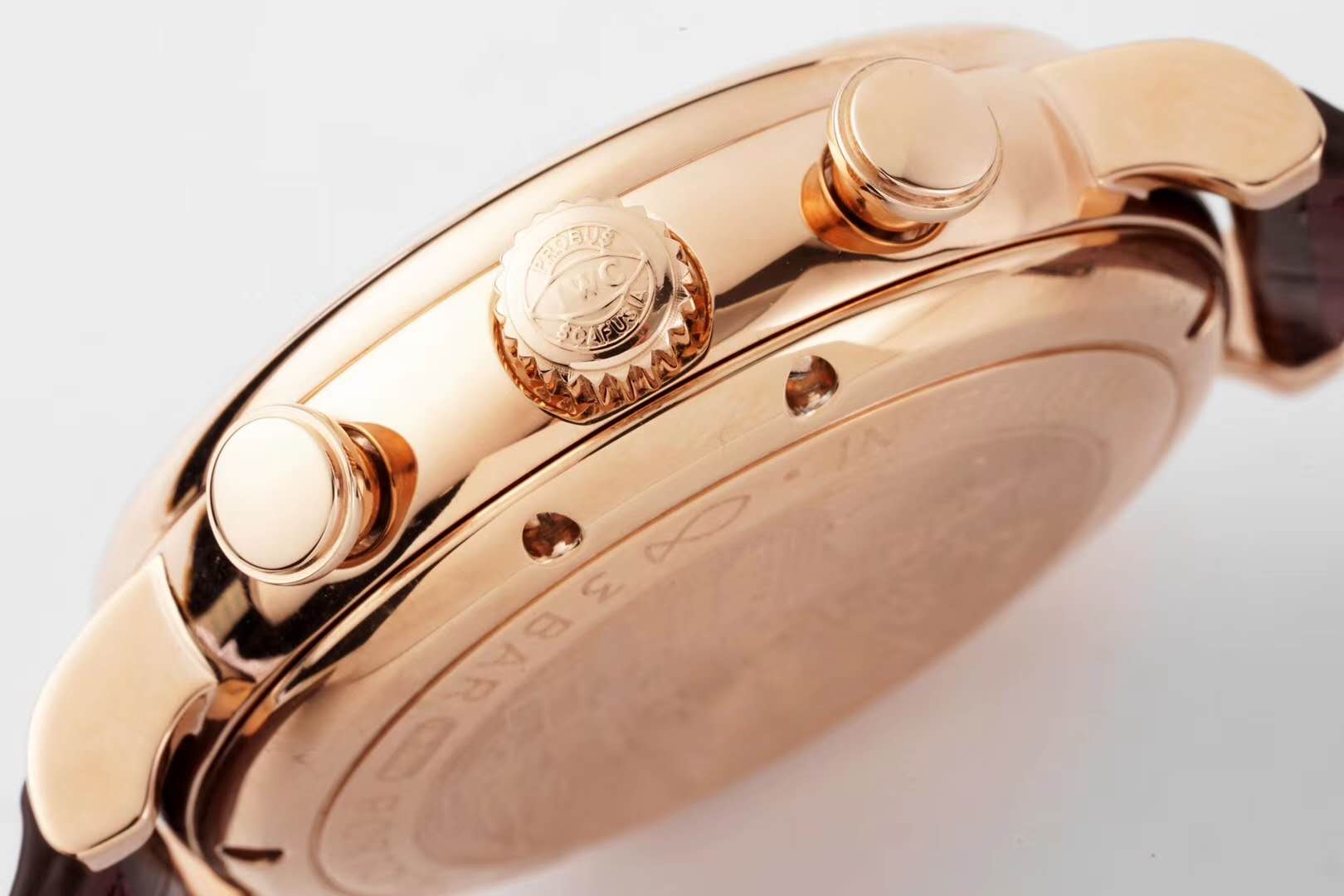 Portofino Chronograph IW391021 Grey Dial in Rose Gold