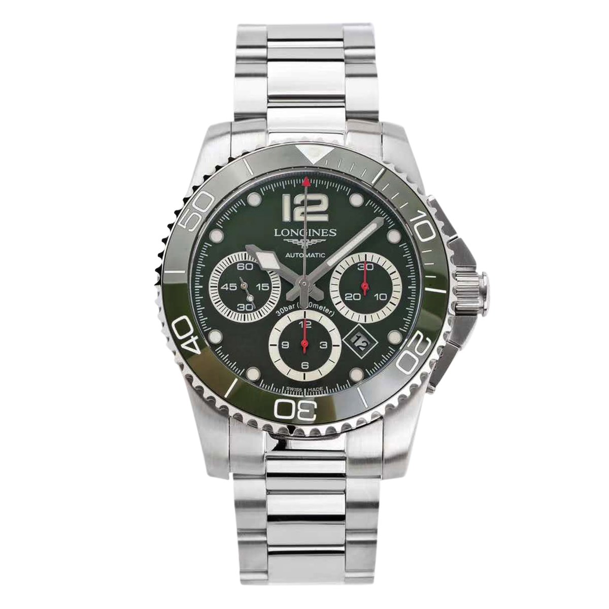 Hydroconquest Green Dial on Bracelet