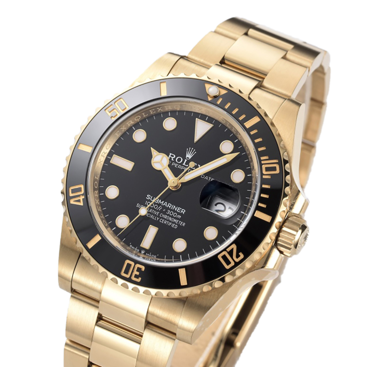 Submariner 41 126618LN Black Ceramic in Yellow Gold