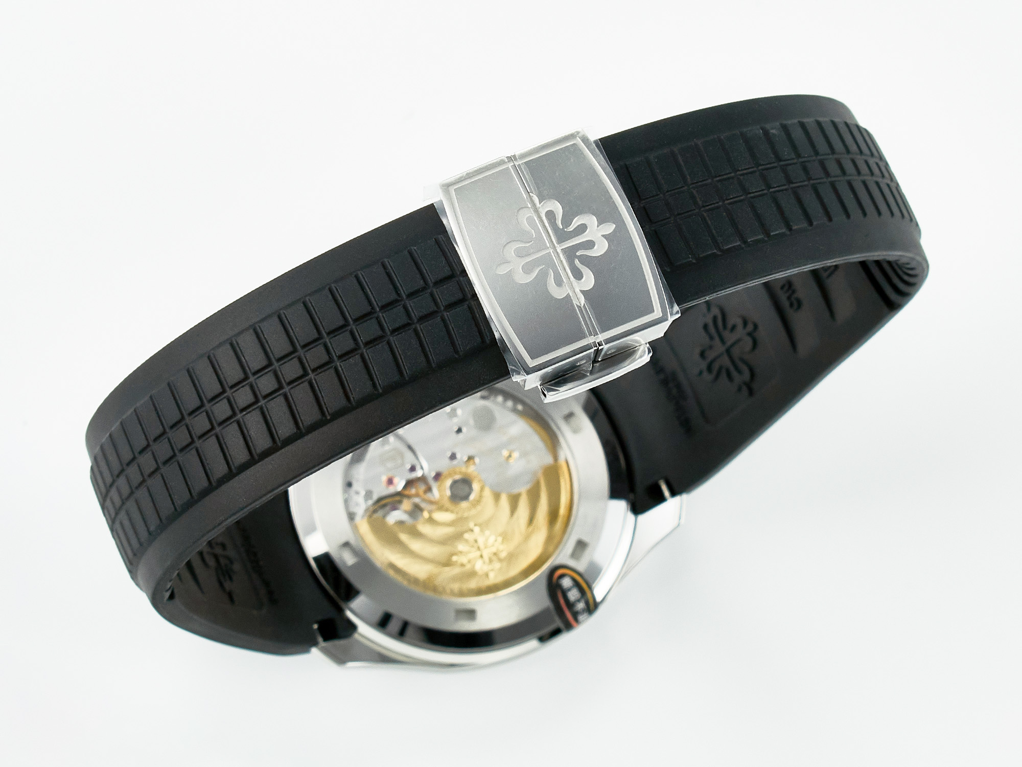 Aquanaut 5167A SS ZF 1:1 Best Edition Black Dial on Black Rubber Strap A324 S*per Clone（New clasp）