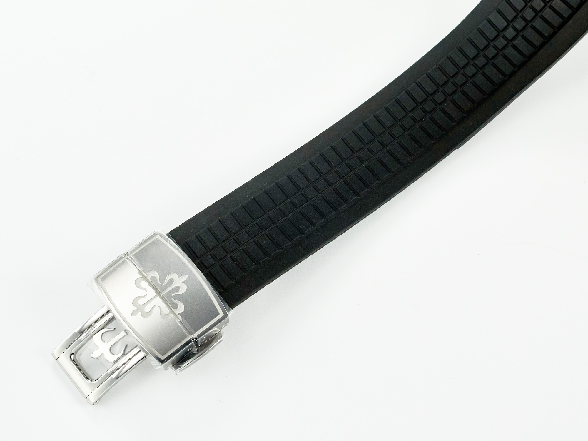 Aquanaut 5167A SS ZF 1:1 Best Edition Black Dial on Black Rubber Strap A324 S*per Clone（New clasp）