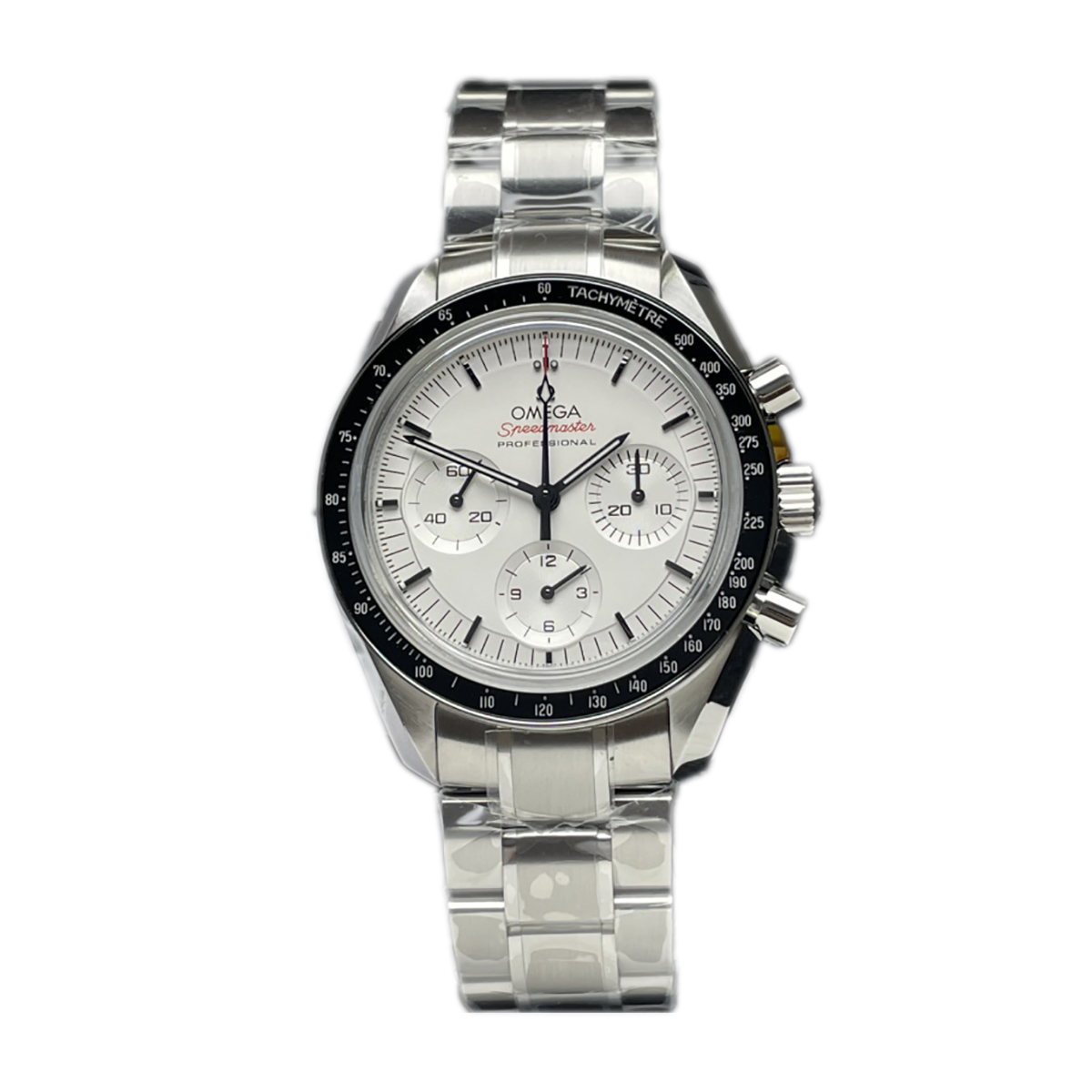 Speedmaster Moonwatch Professional White Dial in Steel ZF